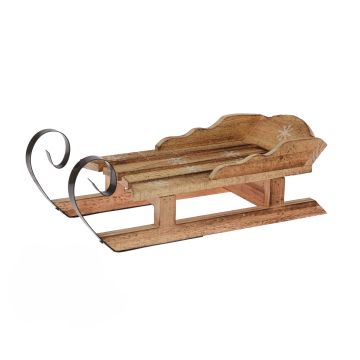SLITTA IN LEGNO E METALLO 11X34CM