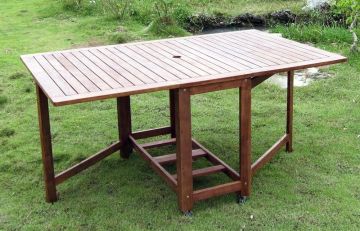 TAVOLO CONSOLLE IN ACACIA CM150X90 TAVOLO CONSOLLE IN ACACIA CM150X90