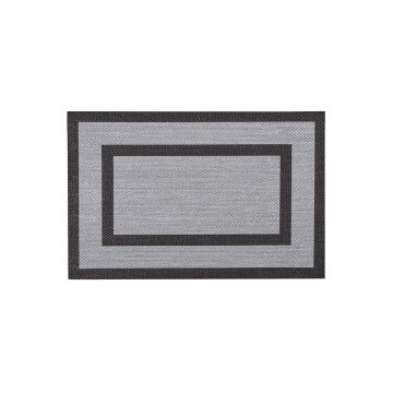 LIVING DEC - TAPPETO IN VINILE CORNICE SILVER 140X200CM