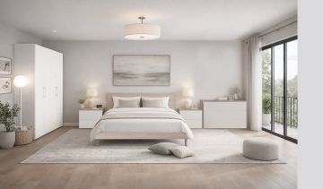 CAMERA COMPLETA MOD. ALICE BIANCO LARICE E OLMO