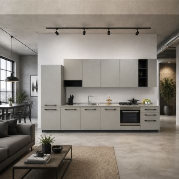 CUCINA MOD.SKY CM 360X60 H.240 UTOPIA SETA