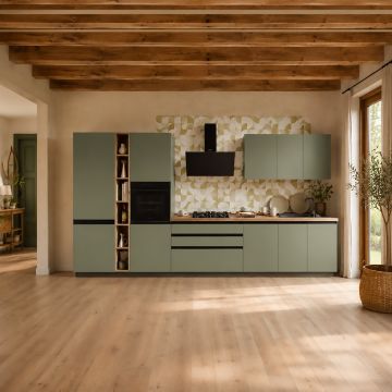 CUCINA MOD. SKY CM 410X60 H.240 GREEN 