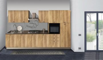 CUCINA CM 360 VERSIONE DESTRA CON ELETTRODOMESTICI CUCINA CM 360 VERSIONE DESTRA CON ELETTRODOMESTICI