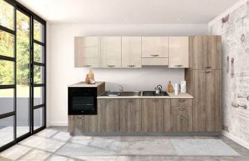 CUCINA CM 315 GREY E TORTORA LUCIDO CUCINA CM 315 GREY E TORTORA LUCIDO