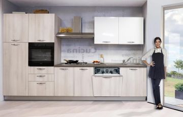 CUCINA CM 330 SX OLMO/BIANCO LUCIDO CUCINA CM 330 SX OLMO/BIANCO LUCIDO