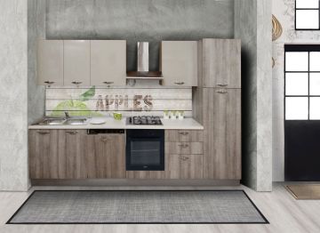 CUCINA GREY E TORTORA VERSIONE DESTRA CUCINA GREY E TORTORA VERSIONE DESTRA