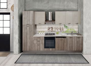 CUCINA GREY E TORTORA VERSIONE SINISTRA CUCINA GREY E TORTORA VERSIONE SINISTRA