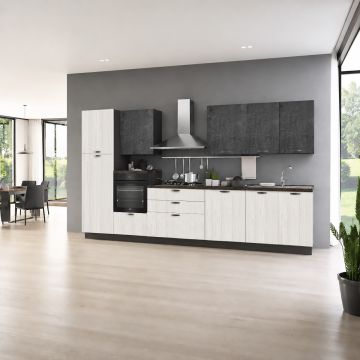 CUCINA MOD. MIRA COMP. RUNA CM 360X60 H.216 VERSIONE SINISTRA