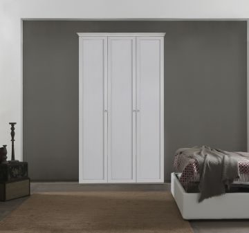 ARMADIO MODELLO GINEVRA FRASSINO BIANCO CM 144X60 E H 247 