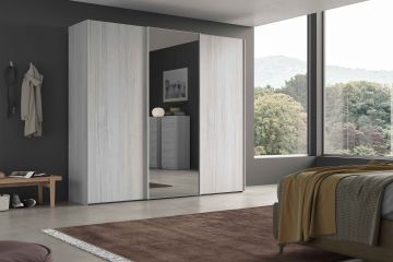 ARMADIO 3A SCORR ROVERE NORDICO C/SP FUME'  ART.10319402  OQ.8