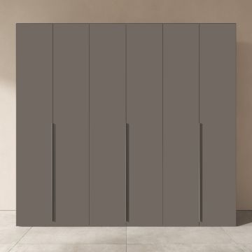 ARMADIO CM 270X58 H. 247 FANGO MANIGLIA ELLE
