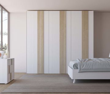 ARMADIO UNO CM 277X61 H. 262 FRASSINO E ROVERE NODATO