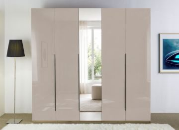 ARMADIO MOD. SPOSAMI CM 229.9X63.3 H.222.6 ROVERE ARTISAN/CASHMERE LUCIDO 