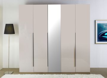 ARMADIO MOD. SPOSAMI CM 229.9X63.3 H.222.6 ROVERE ARTISAN/CASHMERE LUCIDO 