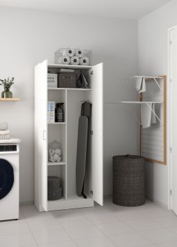 ARMADIO MOD. FOCUS CM 70X36 H.180.9 BIANCO OPACO