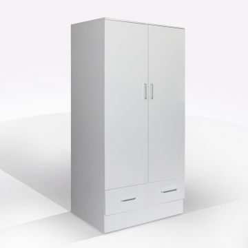 ARMADIO MULTIUSO 80X50 H. 170 BIANCO OPACO