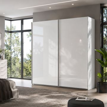 ARMADIO MOD. SYSTEMA CM 251X64 H.222.5 BIANCO LUCIDO
