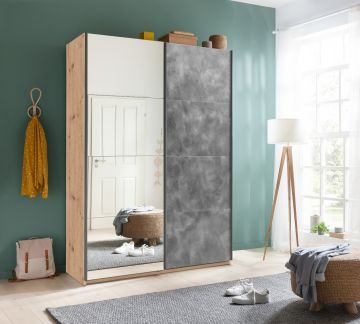 ARMADIO 2 ANTE SCORREVOLE ROVERE ARTISAN E TADAO