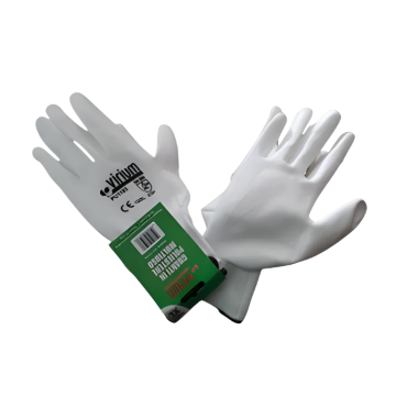 GUANTI MULTIUSO IN POLIESTERE E POLIURETANO BIANCO TG L