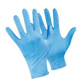 GUANTO IN NITRILE NBR AZZURRO TAGLIA XL