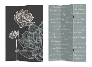 SEPARE FLOREALE ANTRACITE 180X120.6 CM