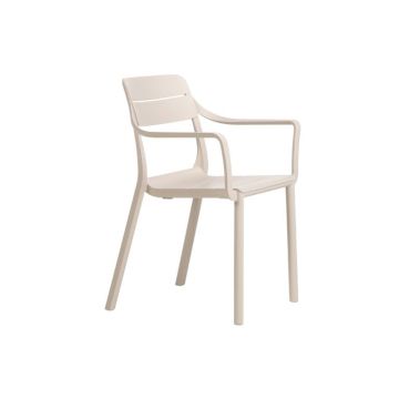 NARDI OUTDOOR - SEDIA MOD. TIBERINA ARMCHAIR CORDA