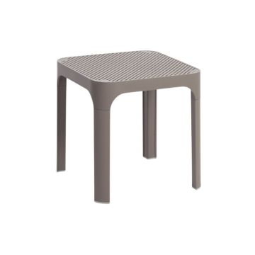 NARDI OUTDOOR - TAVOLINO MOD. NET CM 40X40 TORTORA