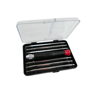 SET 6 GIRAVITI DI PRECISIONE CON LAME INTERCAMBIABILI