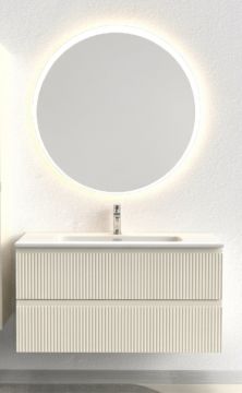 BAGNO COMPLETO MOD. LINE 2100 CM 100 SABBIA OPACO CANNETTATO