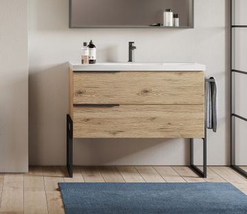 BASE BAGNO FEBE CM 102 QUERCIA NATURALE 