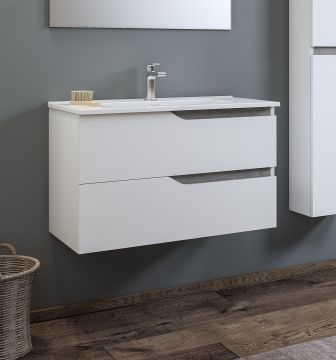 BASE BAGNO MOD. GRACE 2 CM 82 BIANCO LUCIDO