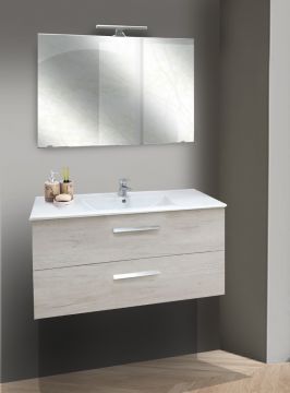 BAGNO COMP.ANGELA CM100 QUERCIA  C/2 CASSETTONI