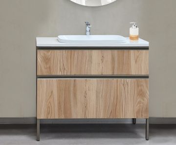 BASE BAGNO MOD. BIK CM 96 ALMOND