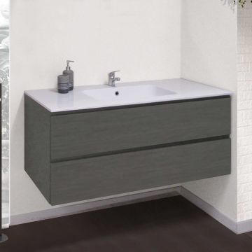 BASE BAGNO SOSPESA MOD. B-GO CM 120 COLORE REFLEX CARBON