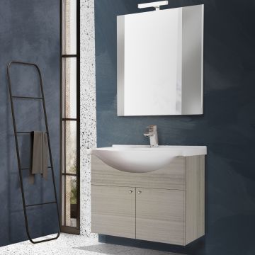 BAGNO COMPLETO MOD. SOLE CM 80 EUCALIPTO