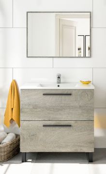 BAGNO COMPLETO MOD. ATHENA CM 81 ROVERE ALASKA