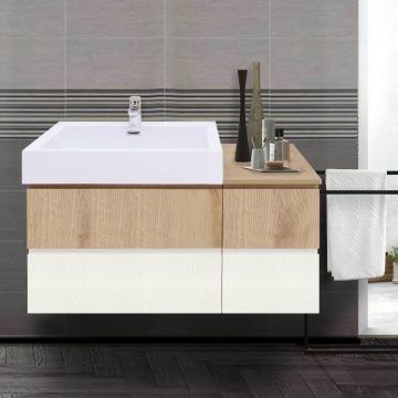 BASE BAGNO SOSPESA MOD. B-GO CM 105 COLORE EVOKE E CROSS