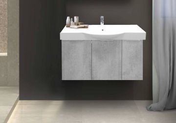 BASE BAGNO SOSPESA MOD. B201 CM 95 BETON 