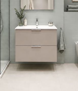 BASE BAGNO SOSPESA MOD. B201 CM 61 COLORE RUGIADA