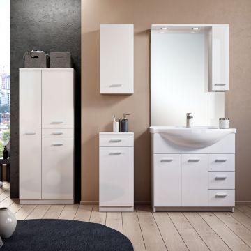 COMPOSIZIONE BAGNO MOD. CLASSICA BIANCO LUCIDO