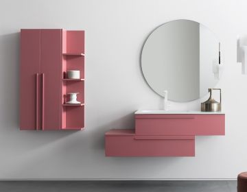 BAGNO COMPLETO MOD. B201 PEONIA OPACO 
