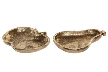 VASSOIO SVUOTA TASCHE IN RESINA DORATO ASSORTITO