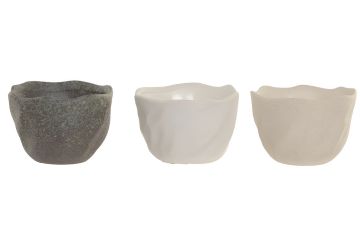 VASSOIO SVUOTA TASCHE IN CERAMICA DIAM. 11.5 H 8CM ASSORTITO