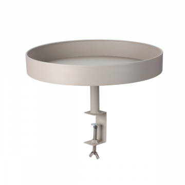 VASSOIO PER PIANO CM 36X26 IN METALLO BEIGE