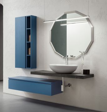 BAGNO COMPLETO MOD. B-GO CROSS RIVIERA OPACO E CRETE 