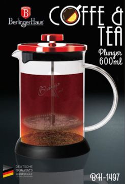 TISANIERA COFFEE E TEA 600ML BURGUNDY