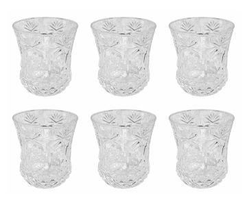  SET 6 BICCHIERI DA VINO LINEA IMPERO 2 22CL
