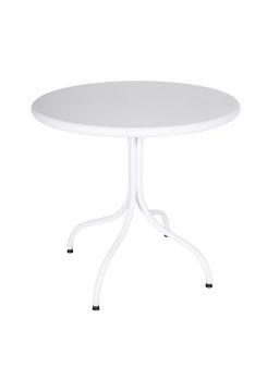 TAVOLO BISTROT 80 LISCIO BIANCO