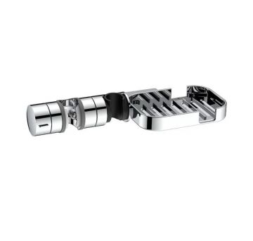 SCORREVOLE CON PORTASAPONE PER COLONNA DOCCINO IN ABS CROMATO D 22/24/25MM