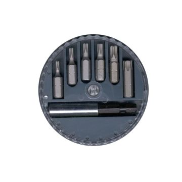 SET 7 INSERTI TORX CON SUPPORTO MAGNETICO